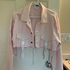LF CARMAR pink crop jacket!